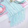 Sparkling Surface Sequin Table Runner Decorative Table Runner Party Tablecloth  Mermaid Party