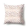 Polyester Pillow Case Automobile Decoration Home Printed Pillow Case Waist Cushion Cover Car Cushion Head Cushion Cover