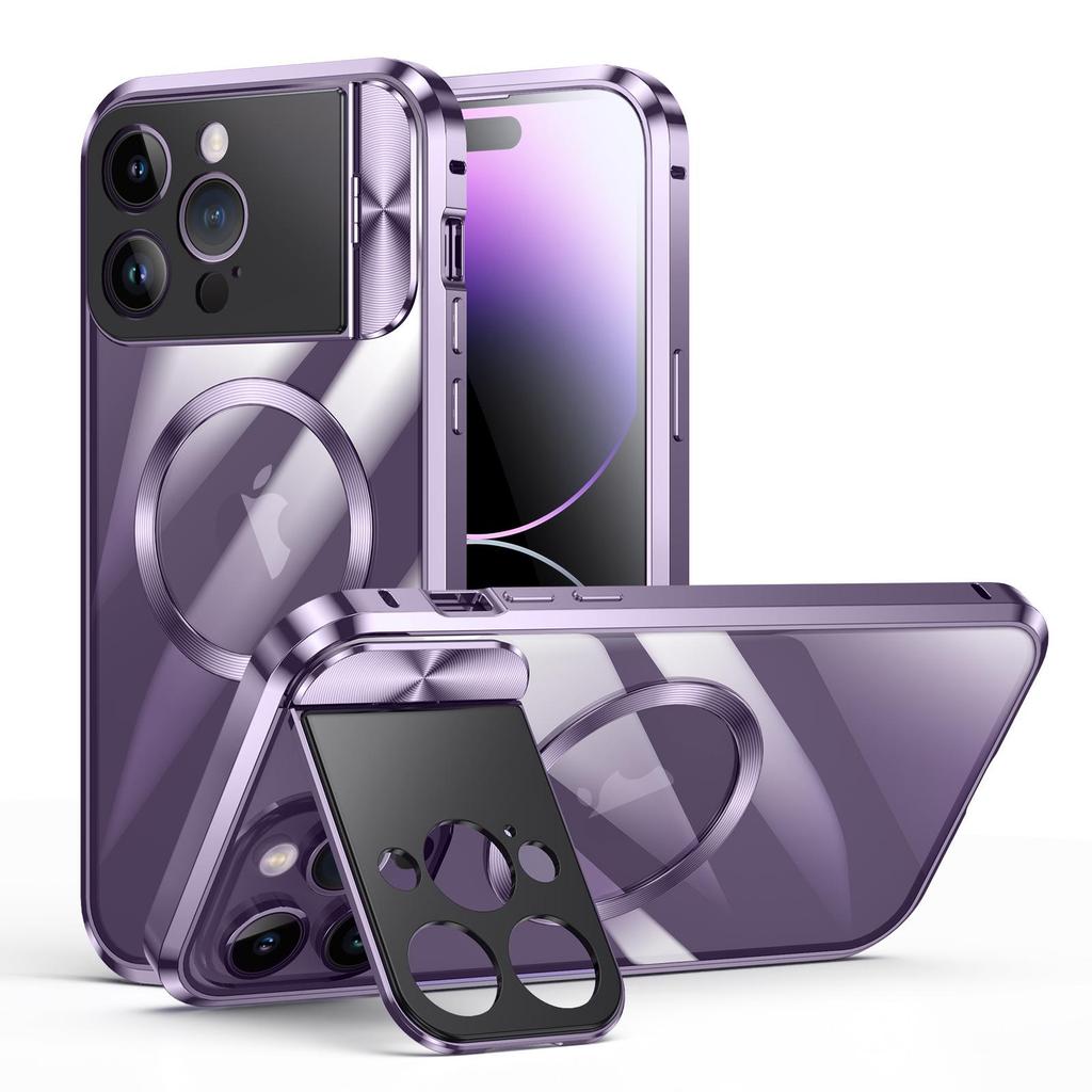 iPhone 15 Pro Max Magnetic Buckle Bracket Case, Compatible with iPhone 13/14