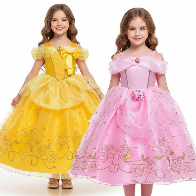 Princess Costume Fancy Dress Ball Costume For Little Girls