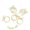 Colorful Fruit-Shaped Orange Cartoon Paperclips