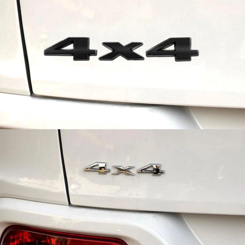 3D Premium ABS 4X4 Buchstabenaufkleber Für SUV Offroad Heckstoßstange Plakette Auto Heckklappe Emblem Zubehör Außendekoration