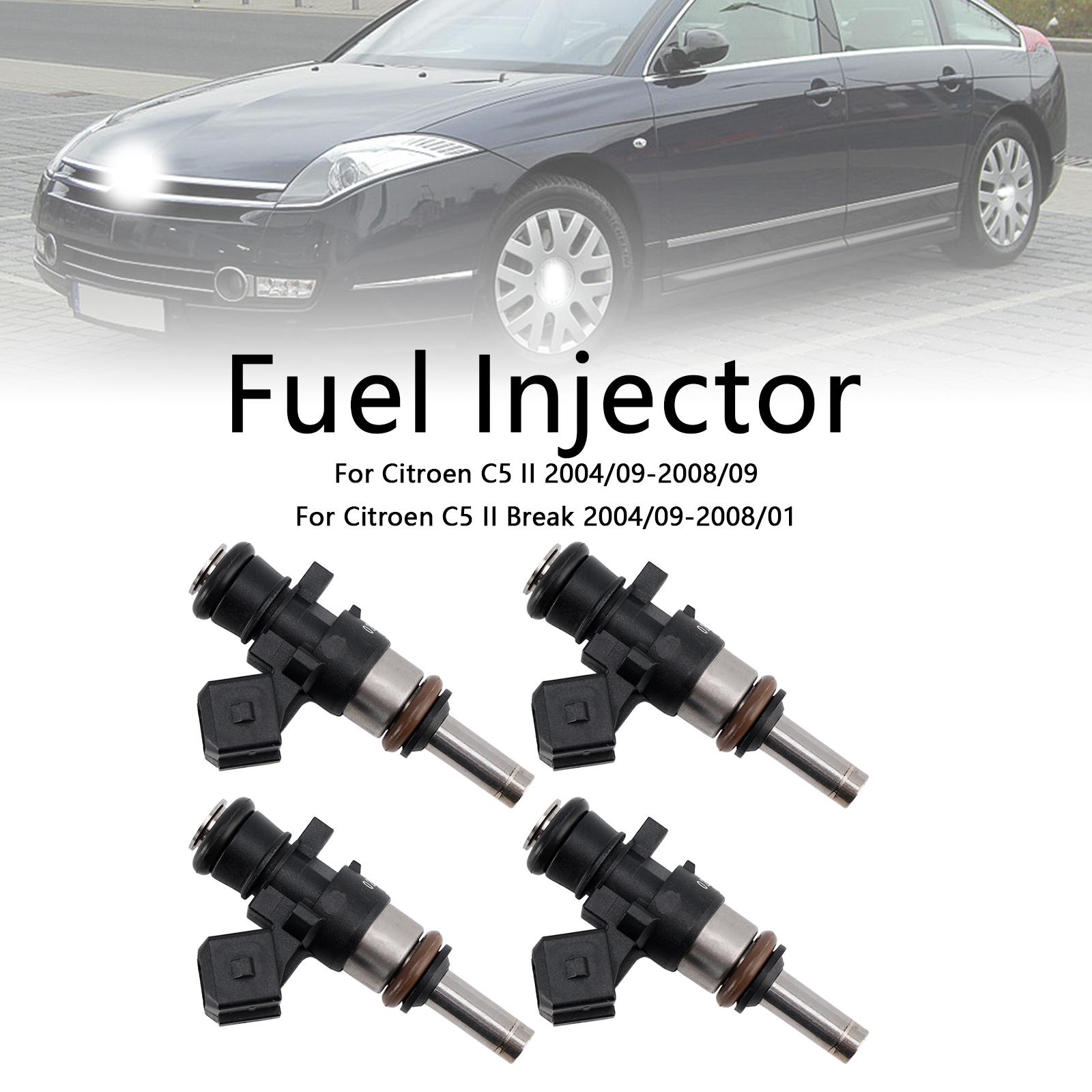 

4PCS Fuel Injector 0280158040 980CC Fit for Citroen Fit for Peugeot Fit for Renault