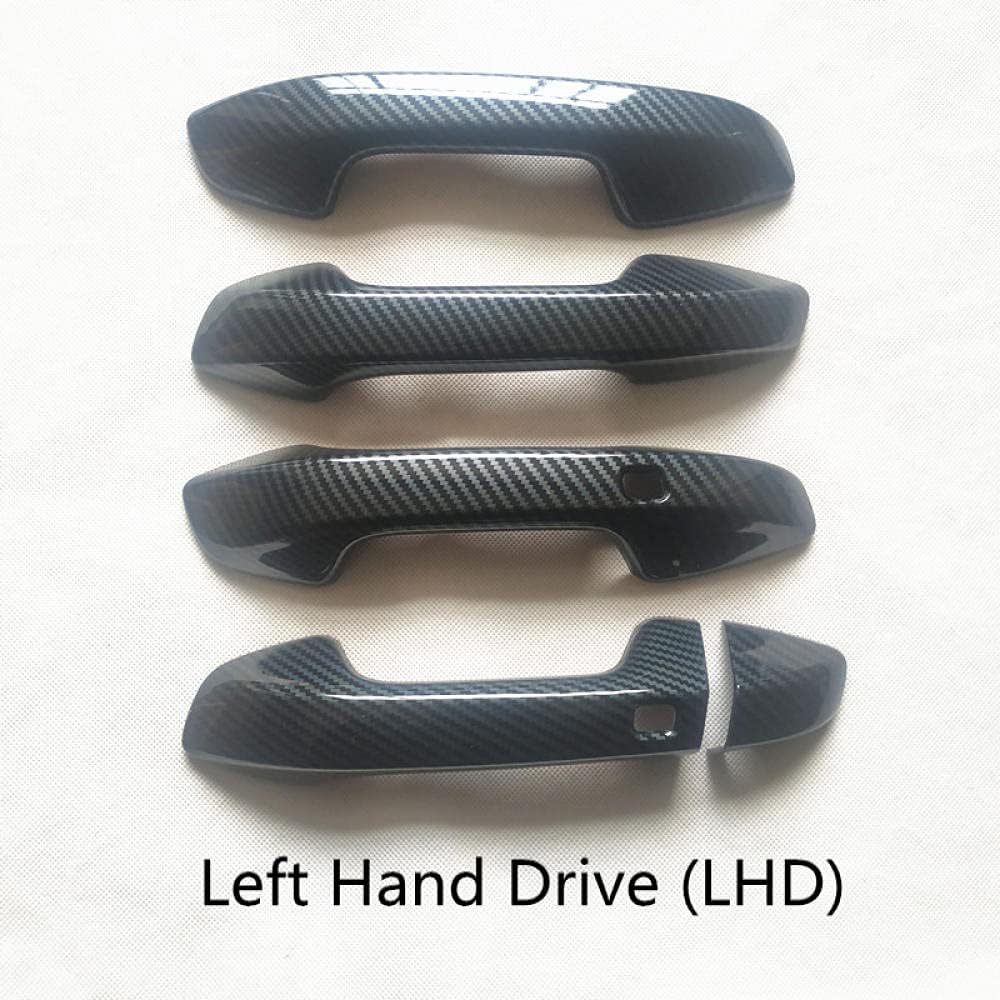 Door Handle Cover Trim Fit for Kia Forte Cerato K3 BD 2019 2020 2021 GT ABS Plastic Imitation Carbon FiberLHD