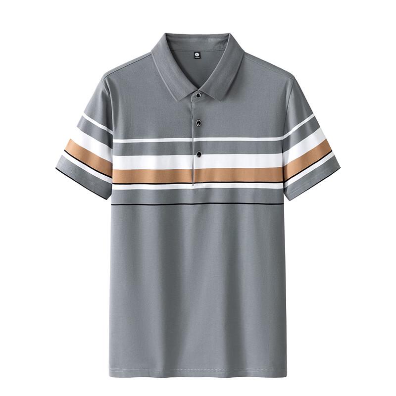 

WRPCE Men s Business Casual Short-Sleeve Polo Shirt 4XL