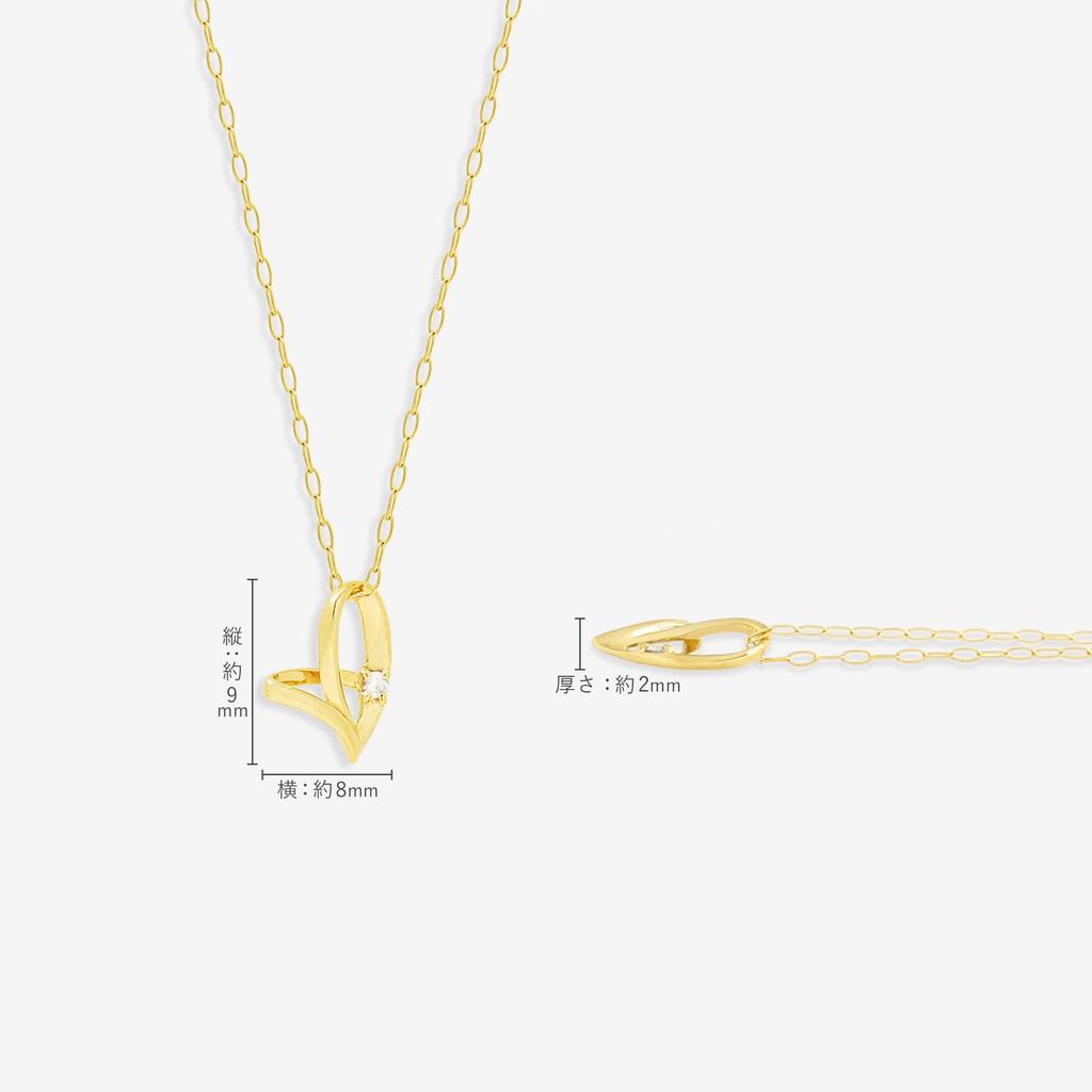 ESTELLE [WEB Exclusive] Diamond 10K Yellow Gold Necklace 0442-7744-0015-0000
