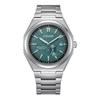 Orologio Meccanico Serie 100m Impermeabile Automatico Cinturino in Titanio Orologio da Uomo Quadrante Verde NJ0180-80X