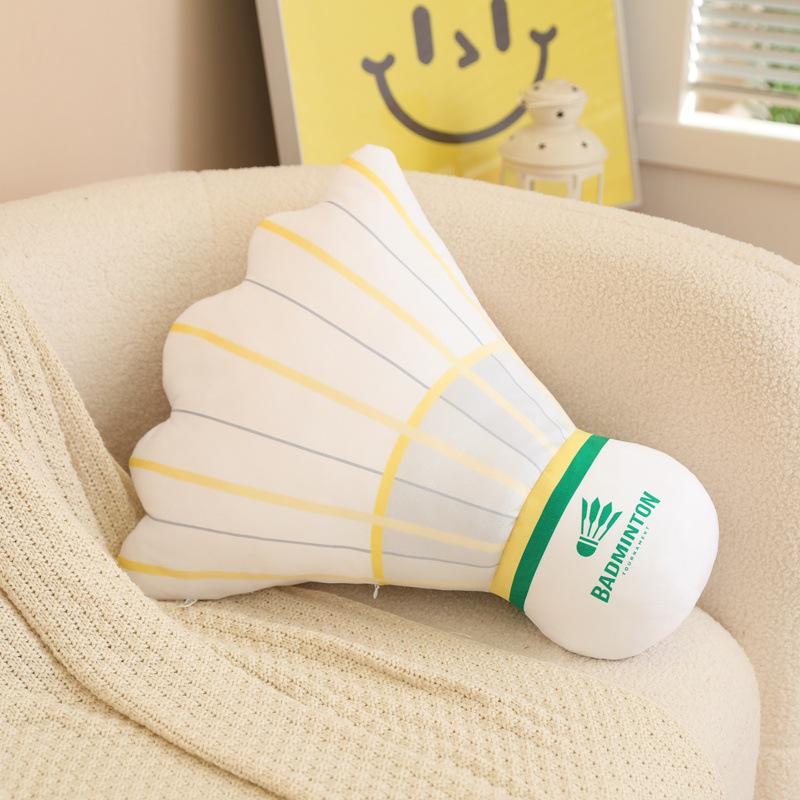 Simulated Badminton Pillow Cartoon Ball Plush Toy Office Nap Pillow Photo Artifact