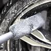 Microfiber Car Tire Brush - Effective Wheel Hub And Rim Cleaner - Perfect For Car Maintenance, Detailing, And Cleaning Supplies