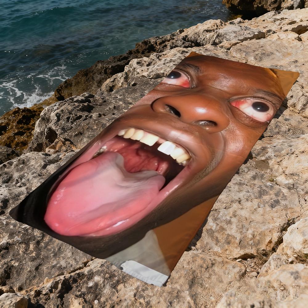 Uomo Brutto Divertente Asciugamano Spiaggia Asciugatura Rapida Morbido Asciugamani Piscina Regalo per Viaggio Palestra Doccia Campeggio sport