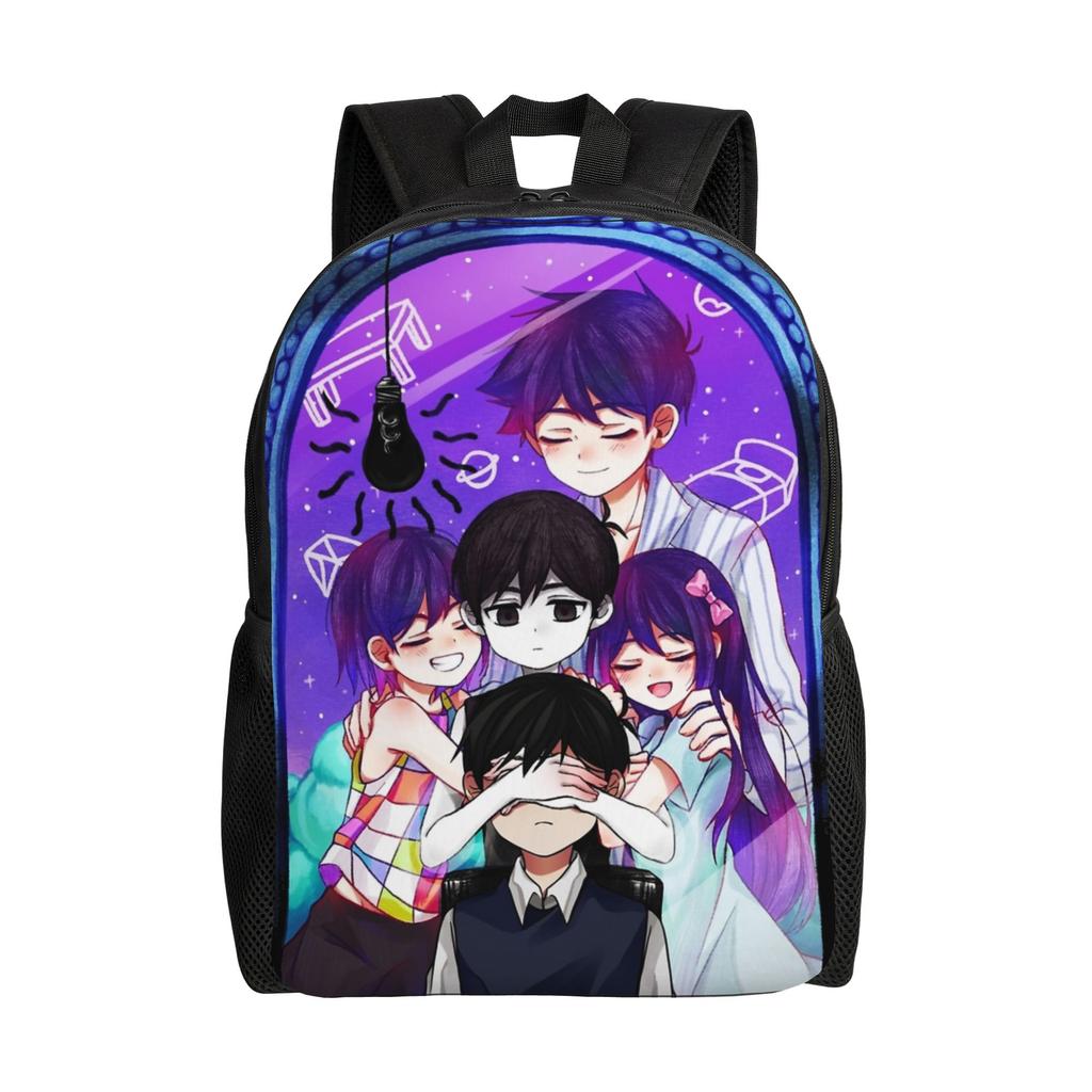 Zaino Omori Omocat Casual Scuola Superiore Lavoro Giornaliero Basil Aubrey Anime Gioco Computer Portatile Borsa a Spalla Regalo
