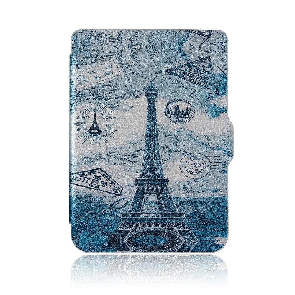 Magnetic Case For Kobo Clara HD 6 Inch PU Leather Ereader Smart Cover for Kobo N249 Auto Sleep and Wake Up Slim Lightweight