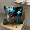 1pc Anime Blue Exorcist Pillow Case Fashion Square Pillowcase Bedroom Sofa Room Ins Decoration Leisure