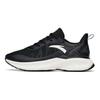 Anta Cushioning Slip Resistant Abrasion Resistant Breathable Low Top Running Shoes Women's Black Gray 122215518-1