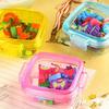 1 Box of Lovely Rubber Eraser Set Stationery Novelty Children Gift Random Color