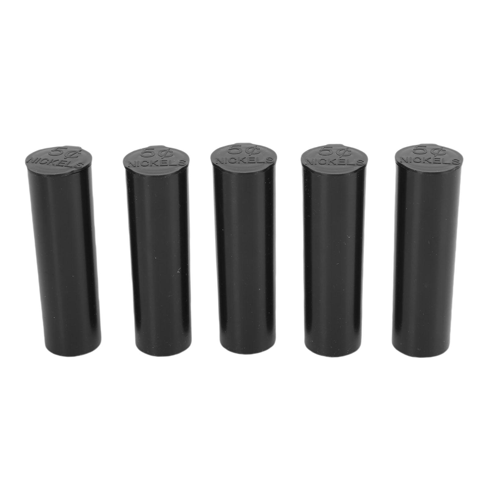 

25PCS Storage Tubes US Cent Collecting Container Plastic Tube 40 Capacity