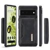 Phonecase for Google Pixel 6 Pro/ 7 Pro/ 7A/ 6A 3-Fold Multi Card Bag Back Cover Leather Phone Case