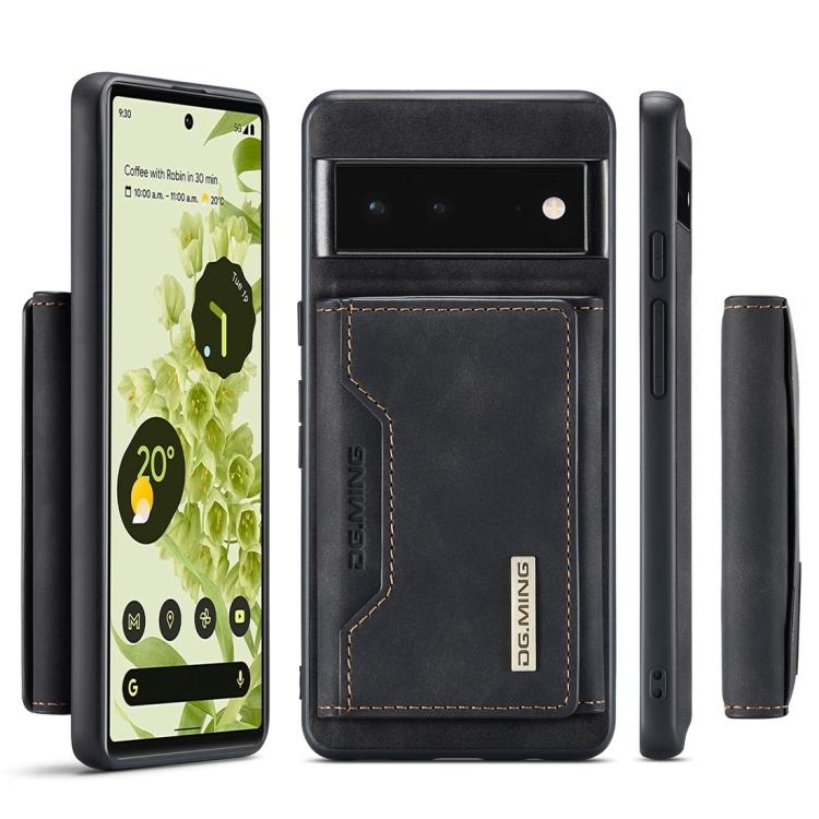 Phonecase for Google Pixel 6 Pro/ 7 Pro/ 7A/ 6A 3-Fold Multi Card Bag Back Cover Leather Phone Case