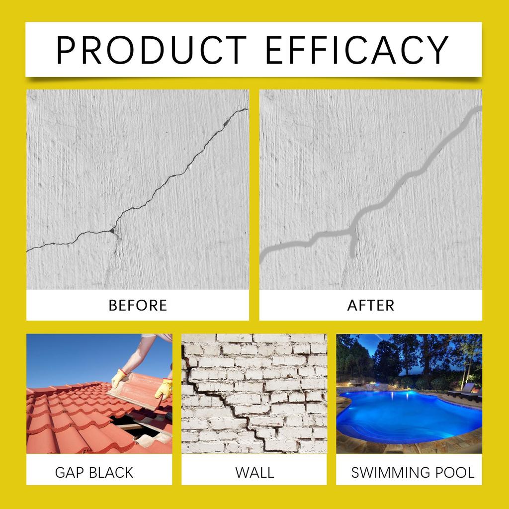 Sealant, Concrete Crack Adhesive, Concrete Crack Filler For Gaps, Caulking Glue For Cement Crack, Quick-Drying Sealing Adhesive 100ml
