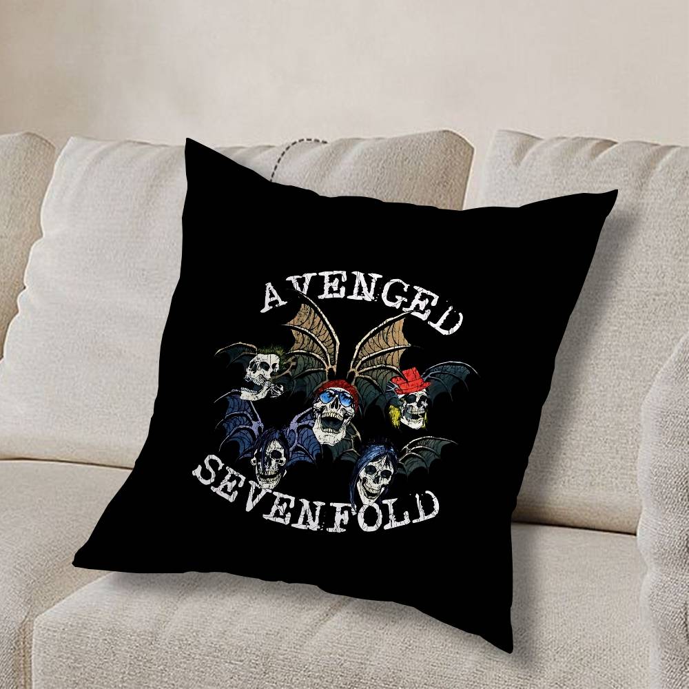 Cool A7X A-Avenged Sevenfold Pillow Case Pillow Case Living Room Sofa Cushion Cover Suitable For Home Bedroom Room Decoration