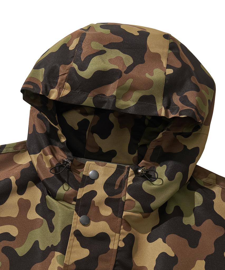 Libere Oversized Rain Coat / Camo