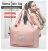 Skládací cestovní taška: Přenosná taška na jógu a fitness s oddělením na mokré a suché věci pro krátké výlety