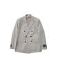 Stco [Summer] Italy Marlane Wool & Linen Double-Breasted Jacket_Grey (Classic Fit)_Ssjub92Dtg