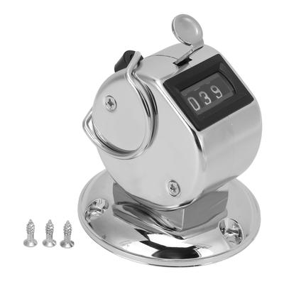 Clicker Counter 4 Digit Clear Lettering Accurate Hand Counters Clickers with Metal Shell for Row