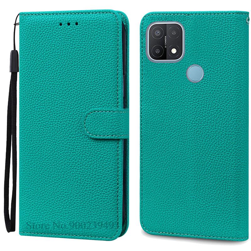 For OPPO A15 Case OPPO A15S Cover Silicone Wallet Flip Cover For OPPO A15 CPH2185 A15S CPH2179 Phone Case Leather Coque Fundas