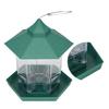 Waterproof Hanging Plastic Transparent Bird Feeder Feeding Tools for Outdoor Garden Yard
