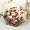 Galatasaray1 Customize Text Umbrella Outdoor Automatic Umbrella Compact 8-Rib Design Foldable Design All-Season Travel Fashionable Spiritual Gift