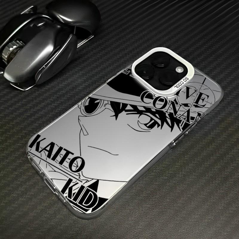 Kaitou Kidd for IPhone1 6pro Max 15plus Color Silver Male 14 Mobile Phone Case 13 for Apple 12 Protective Case