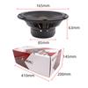 6.5 Inch Front Door Tweeter Subwoofer MAX160W High Quality 2-Way Car Speaker Set High Power Car Speaker Automobile Audio Upgrade