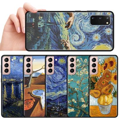 Husă din silicon pentru Samsung Galaxy S20 FE S21 Ultra S10 Plus Husă moale pentru telefon cu spate S9 S8 S10e S7 Huse Cas Estetică Artă Van Gogh