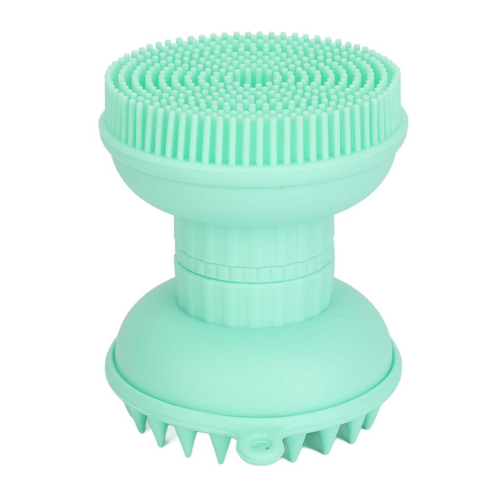 Facial Cleansing Brush Silicone Ergonomic Scalp Scrubber Exfoliator Cleanser for Face Wash