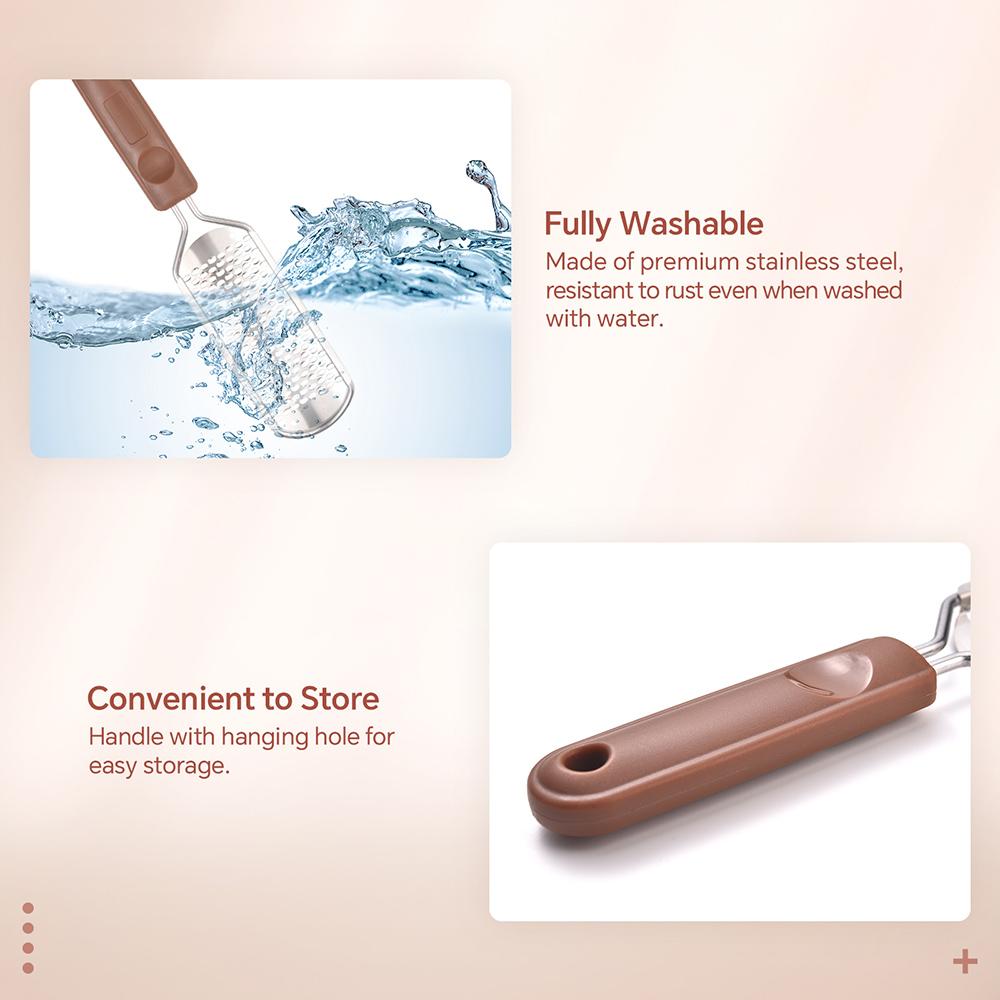 File Pedicure Stainless Steel Foot Scrubber Heel Callus Dead Skin Remover Exfoliating Professional Feet Care Tool Pedicure