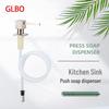 GLBO Kitchen Sink Soap Dispenser with Extension Tube