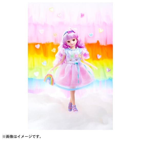 TAKARA TOMY Licca-chan Doll LD-15 Dreamy Unicorn, Dress-up Doll, Pretend Play, Toy, Ages 3 and Up, P