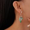 Bohemia Style Bohemian Crystal Earrings Hollow Water Drop Earrings Pendant  Beach