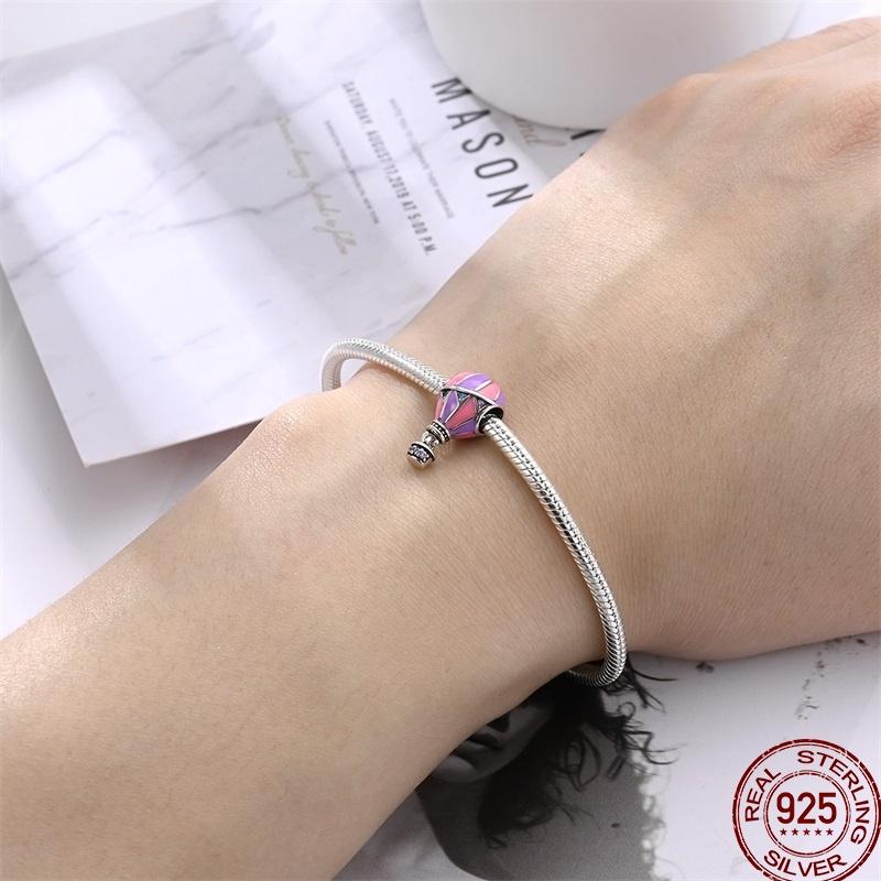 Copper Air Balloon Series Rocket Colorful Romantic Charm Beaded Beads Suitable For 3Mm Original Bracelet
