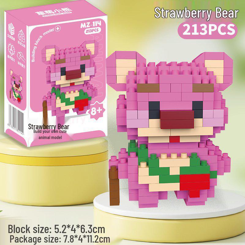 Educational Lego-Compatible Animal Figurine Building Toy for Kids