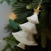 Xmas Tree Christmas Decoration White Christmas Tree Ornament Xmas Baubles  Scene Making