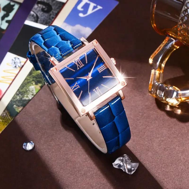 Damen Luxus Quarzuhr Römische Digitale Zifferblatt Uhr Damen Mode Business Uhr Freizeit Uhr Schmuck