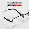 Ultra-Light Titanium & Super Elastic Progressive Multifocal Anti-Blue Light Reading Glasses for Seniors