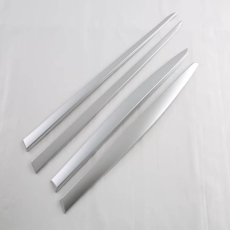 For Toyota Yaris Cross  2024 Carbon fiber Chrome Car Side Door Body Molding anti-scratch Protector Side Strips accessories