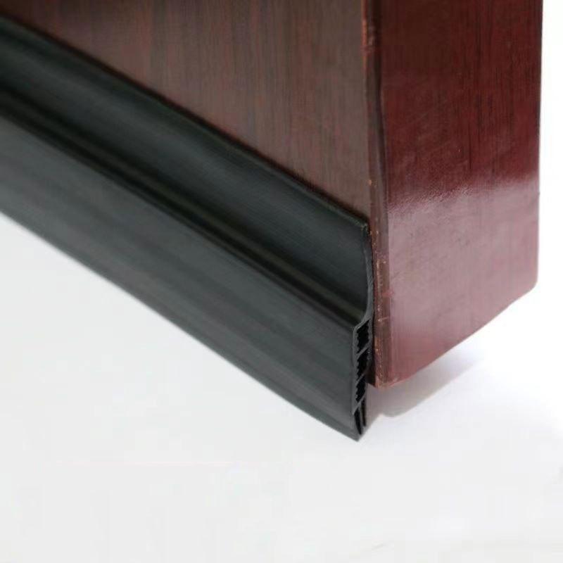 Kapı Altı Rüzgar Kesici Ayarlanabilir Hava Şeridi Soğuk Yalıtımı İçin Kapı Contası Kapı Altı Süpürgelik Engelleyici Gürültü