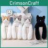 Touchably And Lifelike Soft Plush Cat Figure In Various Colors Ideal For All Ages