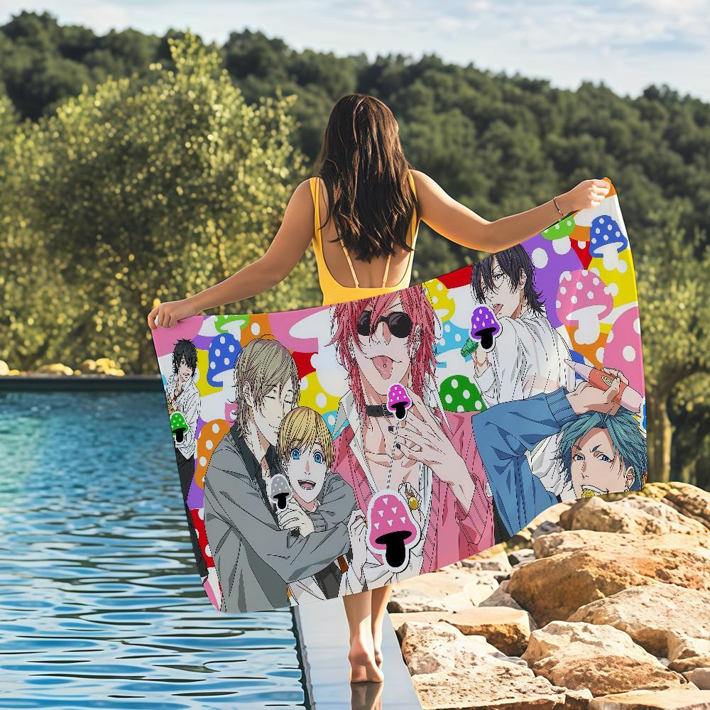 Cute Manga Yarichin Club Ayato Yuri Towel Quick Drying Beach Towels Are Suitable For Swimming Pools Camping Yoga And The Gym