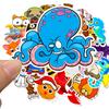 50 Cute Animal Stickers Suitcase Motorcycle Trolley Case Notebook Guitar Non-infringement Waterproof Stickers