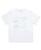 Deomopeuhauseu Ascii Cat Oversized Short Sleeve T-Shirt White